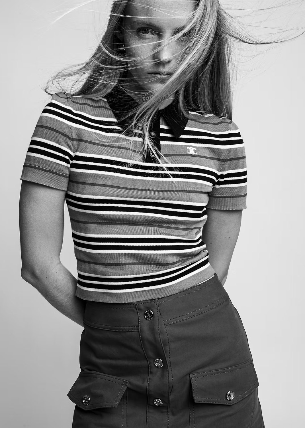 5Eleven Magazine black and white editorial portrait shot at Motherlight Studios