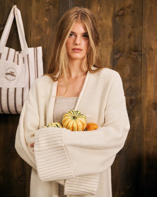 Blonde model wearing loungewear and nightwear for an ecommerce shoot