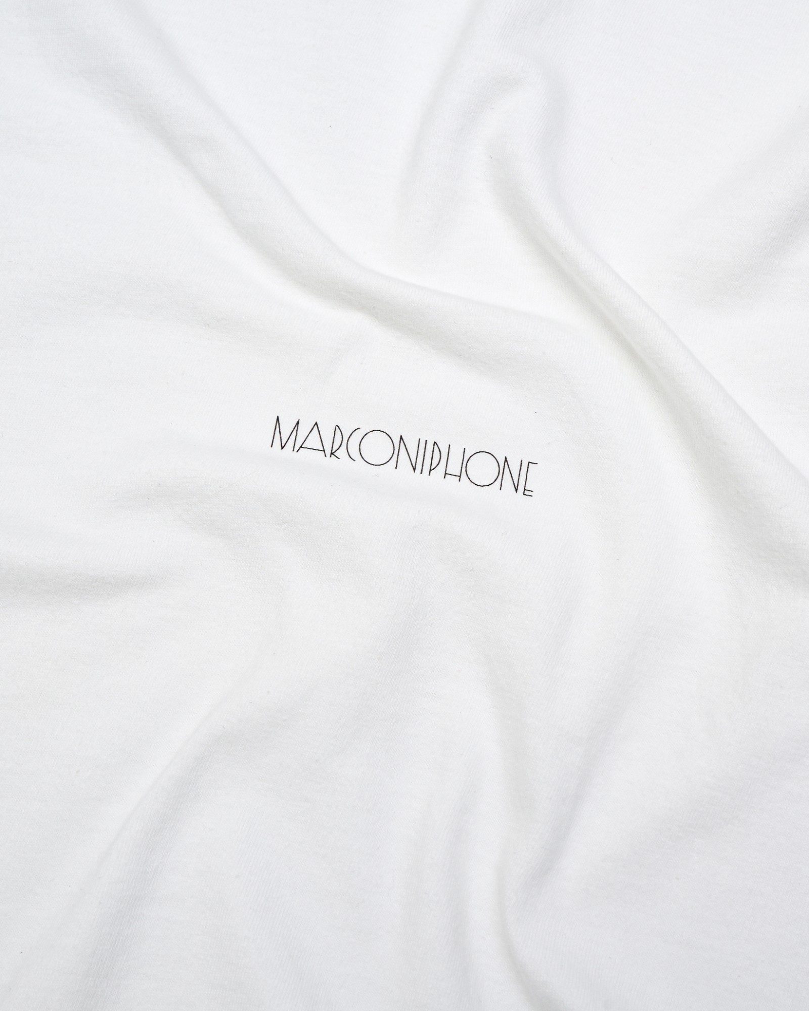 Marconiphone t-shirt detail